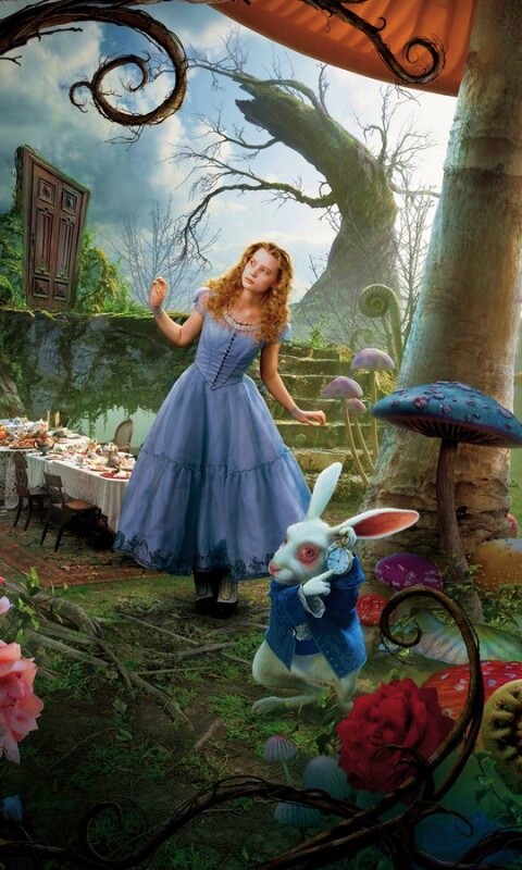 Алиса в стране чудес обои