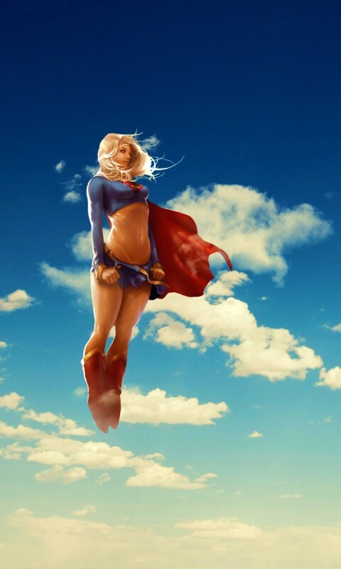 Супердевушка обои