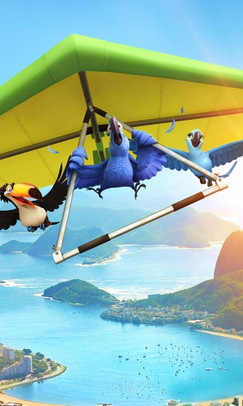 Герои мультфильма Рио обои