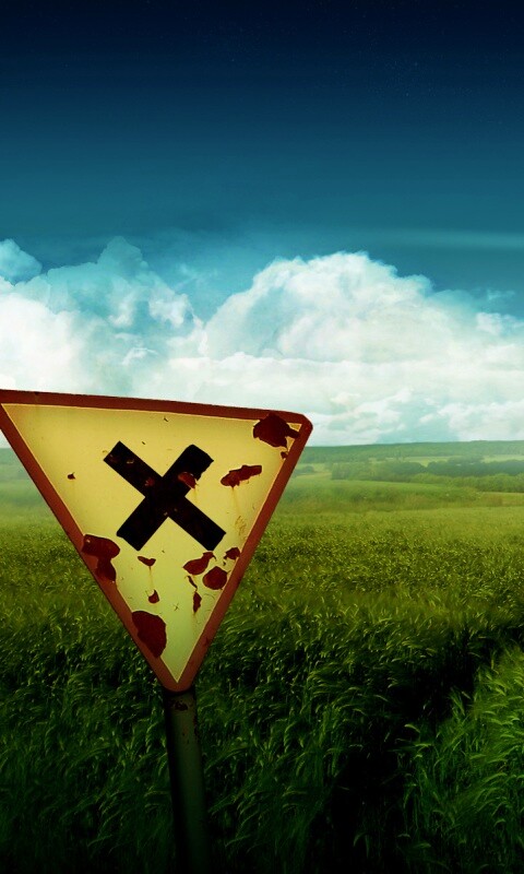 Проход воспрещен обои