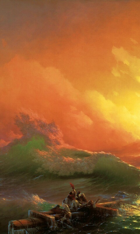 Айвазовский: Девятый вал обои