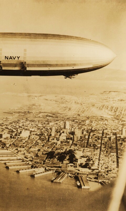 Дерижабль обои