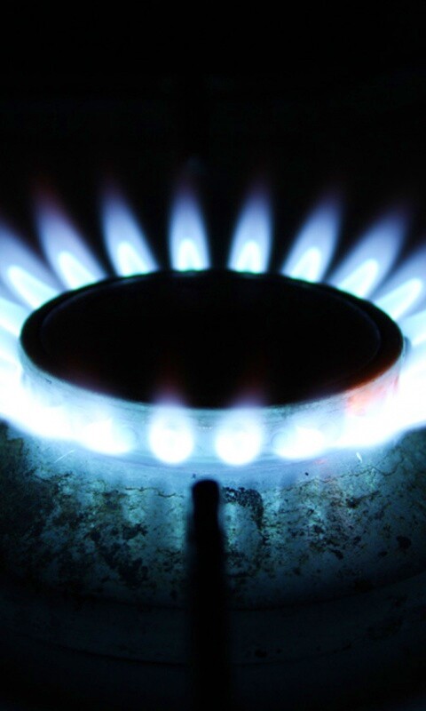 Огонь газовой конфорки обои