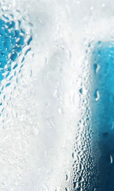 За стеклом обои