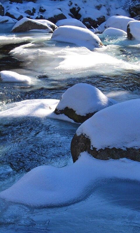 Замёрзжая речка обои