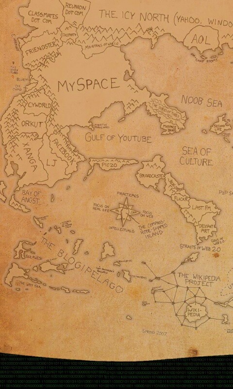 Карта интернета обои