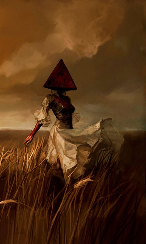 Треугольная голова обои