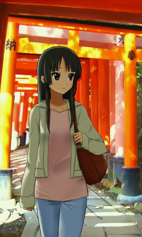 Акияма Мио обои