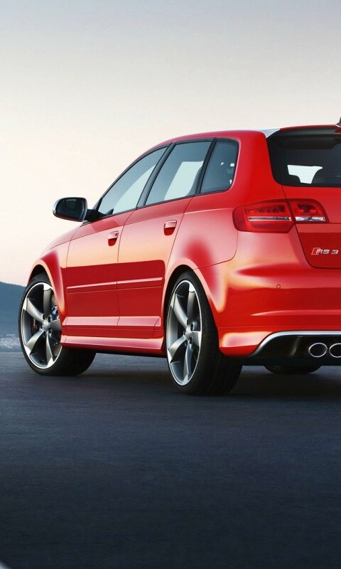 Audi модели RS3 сзади обои