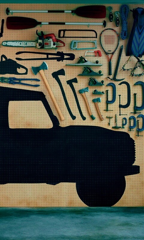 Типичный гараж обои