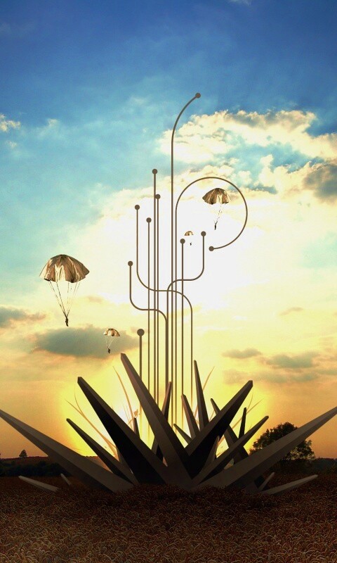 Абстрактный взрыв в настоящем мире обои