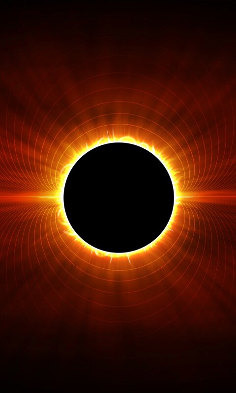 Солнецное затмение обои