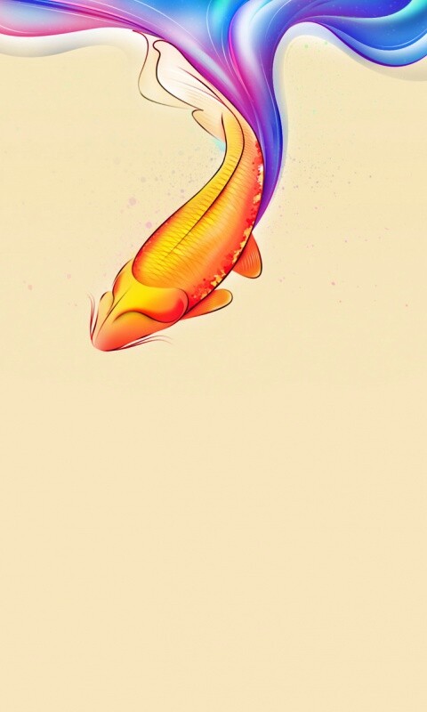 Золоая рыбка  обои