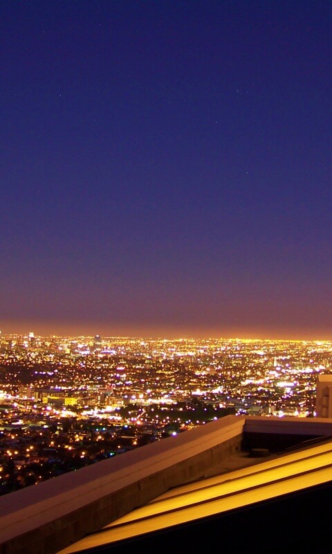 Вид на город обои