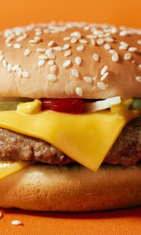 Сочный чизбургер обои