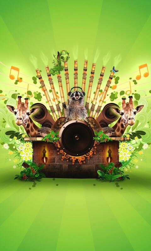 Музыка джунглей обои
