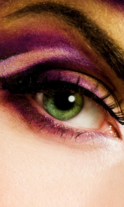 Красивый макияж для глаз обои