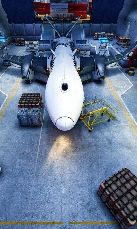 Ангар из игры Brink обои