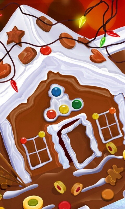 Пряничный домик обои