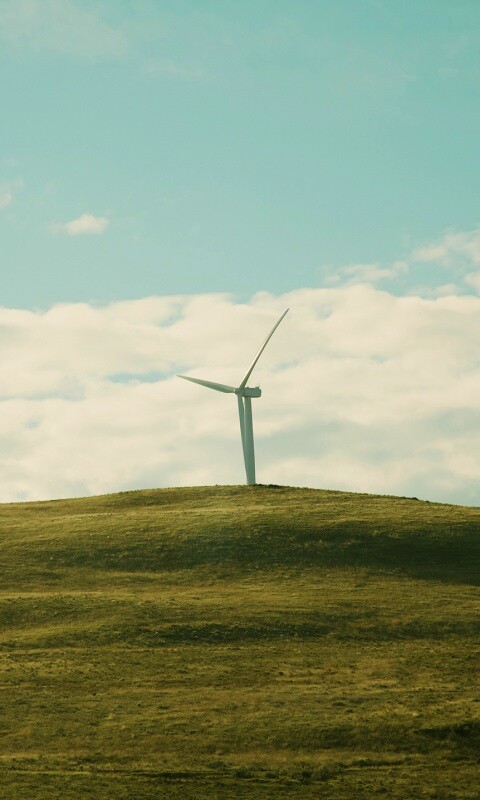 Ветряки в поле обои