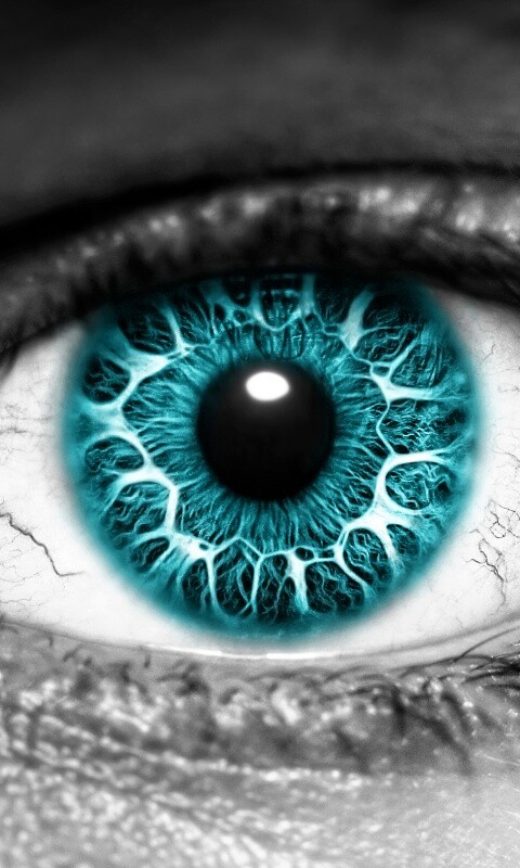 Бирюзовый глаз обои