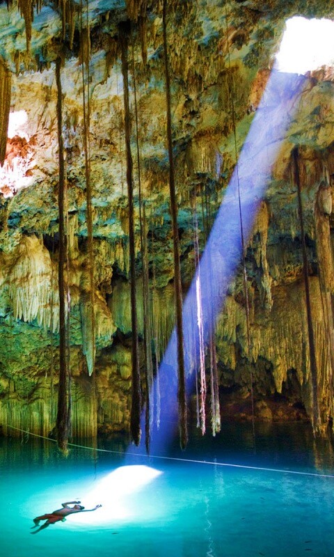 Пещера сталактитов обои