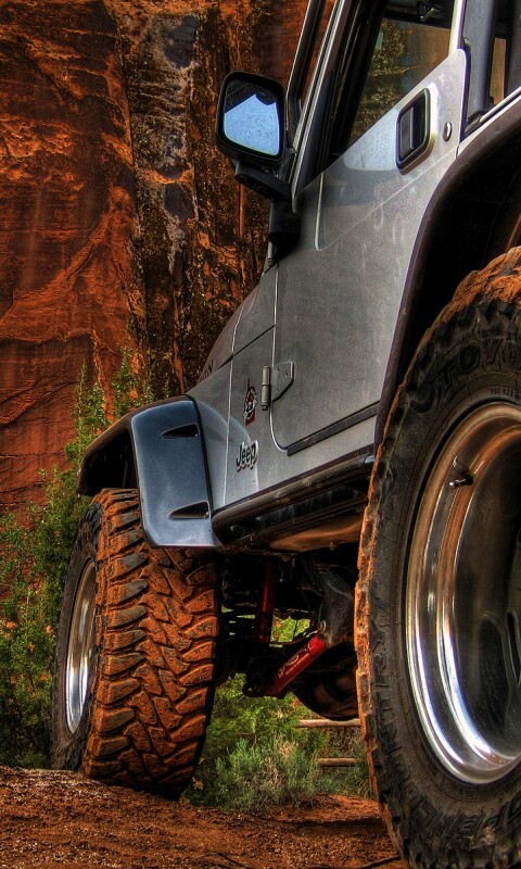 Jeep на бездорожье обои