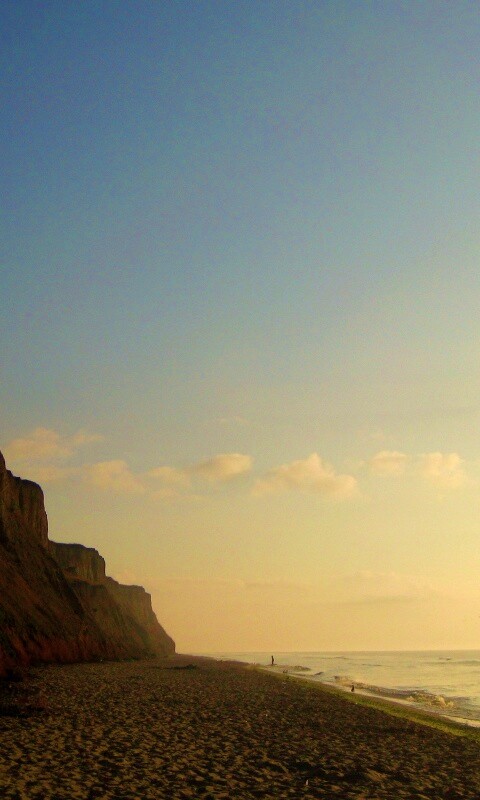 Уединенный пляж обои