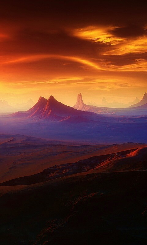 Инопланетный ландшафт обои