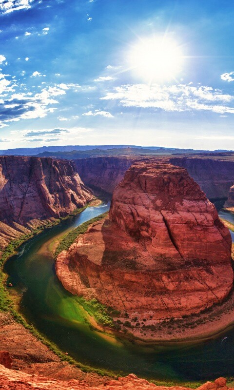 Каньон летом обои