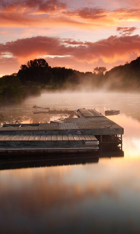 Причал обои
