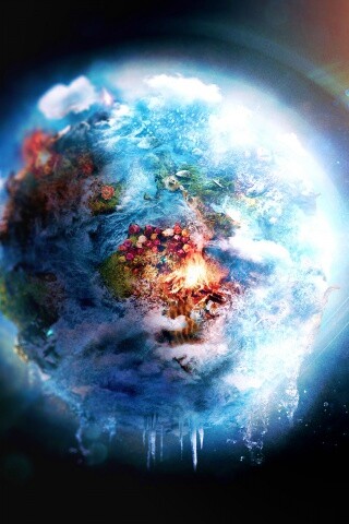 Обледеневшая земля обои