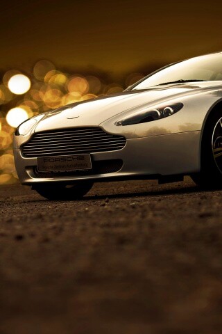 Серебряная машина обои