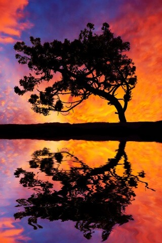 Зеркальное озеро обои