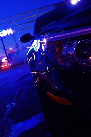 Ночная автомойка обои