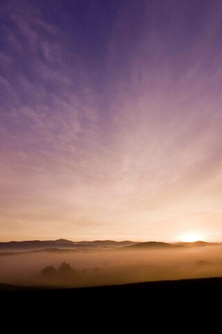 Утренний туман обои