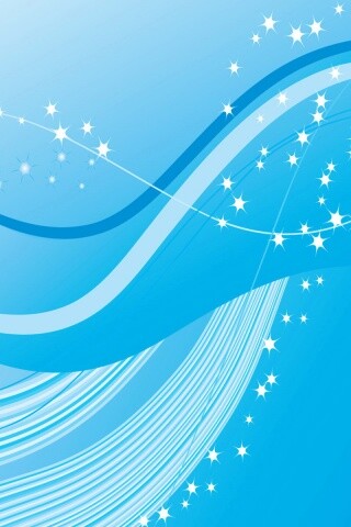 Голубые линие и белые блики обои