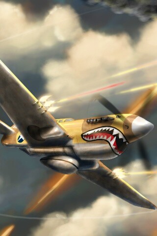 Истребитель акула обои