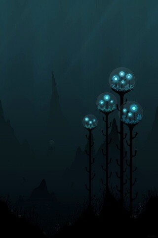 Мрачные горы обои