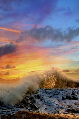 Бушующее море обои