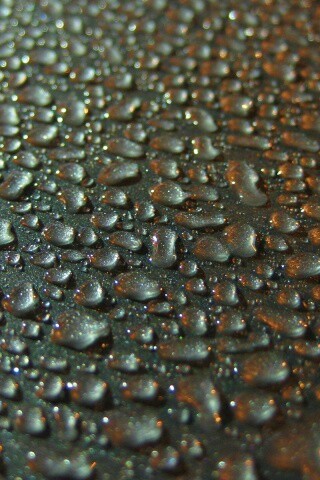 Вода собирается в капли обои