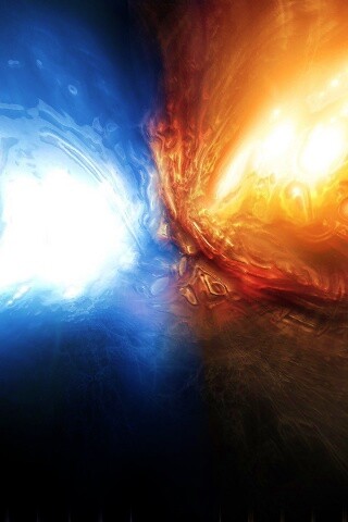 Огонь против льда обои