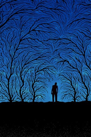 Смыкающиеся деревья обои