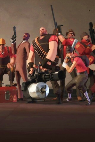 Герои игры Team Fortress 2 обои