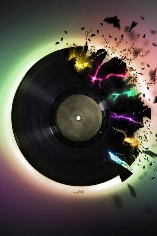 Разрывающийся винил обои