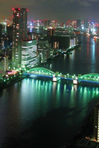 Панорама Токио обои