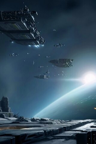 Космический флот обои