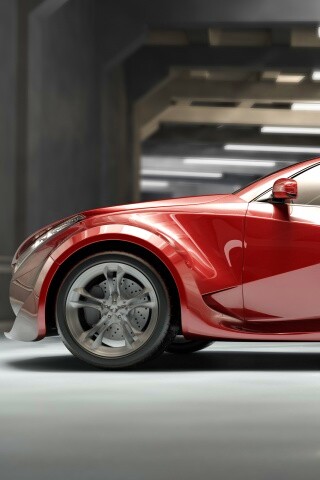 Красный концепт обои