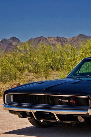 Черный Додж обои