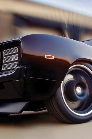 Мускул кар на повороте обои